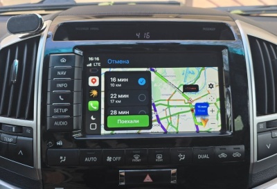 Блок CarPlay и Android Auto с навигацией для Toyota Land Cruiser 200 2012-2015— CarPlay BOX