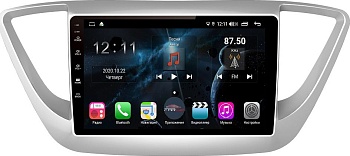 Штатная магнитола для Hyundai Solaris 2017+ - Farcar H766R на Android 10, 8-ЯДЕР, 4ГБ-64ГБ, встроенным 4G модемом и DSP