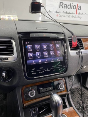 Магнитола для VW Touareg 2010-2018 (RCD550, поддержка подогревов) - Radiola RDL-TRG-L на Android 12, 8+128, CarPlay, 4G SIM-слот