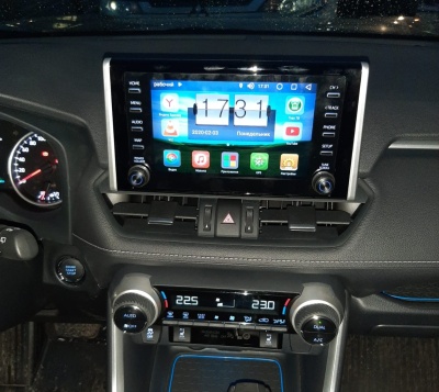 Мультимедиа блок для Toyota RAV4 50 2019-2022 c 7" экраном - Radiola RDL-04-8/128 на Android 12, ТОП процессор, Carplay, 4G SIM-слот, 8/128ГБ