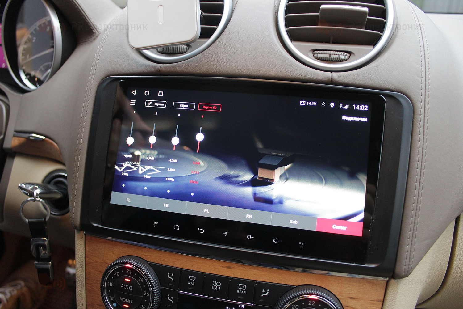 Штатная магнитола для Mercedes-Benz GL X164 2005-2012 RedPower 75168M HI-FI на Android 10, 8-ЯДЕР, 6ГБ-128ГБ