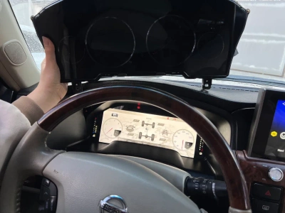 Электронная панель приборов Nissan Patrol Y61 1997-2010 - ZH-HL155 с LCD / ЖК 12.3" экраном QLED