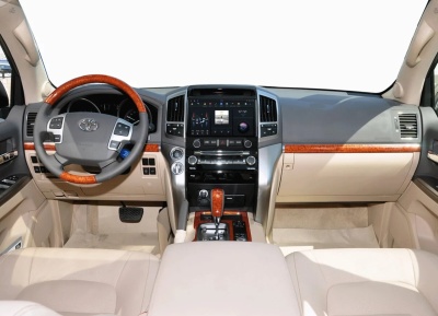 Штатная магнитола для Toyota Land Cruiser 200 2007-2015 - Carmedia ZF-6025H-DSP ("Тесла-Стиль") на Android 9.0, 6-ТУРБО ядер, 4ГБ-64ГБ и встроенным DSP