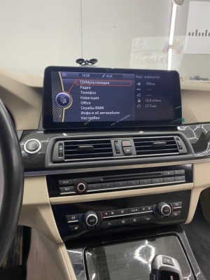 Магнитола андроид для BMW 5 (F10) 2010-2013 CIC - Radiola RDL-1278 монитор 12.3", Android 13, 8Гб+128Гб, CarPlay, 4G SIM-слот