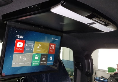 Потолочный Смарт ТВ 17,3" ERGO ER17AND (1920x1080, Android), черный