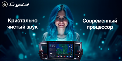 Автомагнитола RedPower 850 Crystal 4 Гб оперативной и / 64 Гб встроенной памяти / 10 дюймов