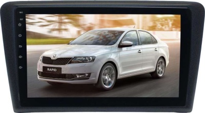 Штатная магнитола Android для Skoda Rapid 2014+ LeTrun 4306-4498 2 гб оперативной памяти, Android 10