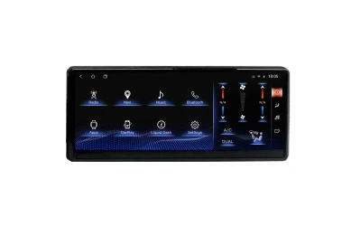 Магнитола андроид для Toyota Land Cruiser 300 (в штате экран климата снизу) - Carmedia ZH-T1210L монитор 12.3", Android 12, 8+128Гб, CarPlay, SIM-слот