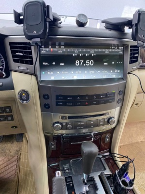 Магнитола для Lexus LX570 2007-2015 - Radiola RDL-LEX-LX08 монитор 12.3", Android 12, 6Гб+128Гб, CarPlay, 4G SIM-слот