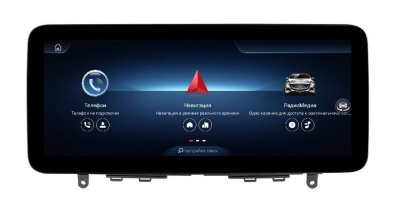 Монитор android для Mercedes-Benz A/B/C/CLA/CLS/G/GLA/GLC/V260/X-Класс 2014-2019 NTG 5.0/5.1 - Farcar MB1006 монитор 12.3", Android 13, 8Гб+128Гб, CarPlay, SIM-слот