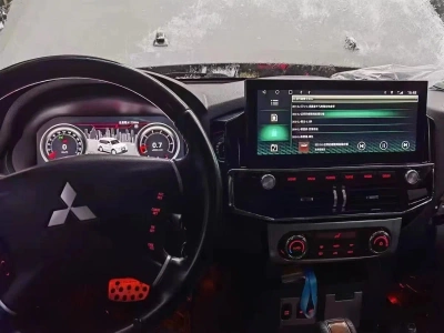 Цифровая панель приборов Mitsubishi Pajero 4 2006-2022 - Carmedia NH-LCD-M1203 с 12.3" ЖК экраном QLED