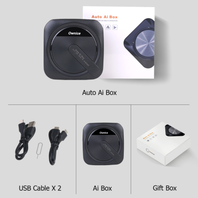 Ownice Auto Ai box OL-AI-A3 CarPlay Блок Android для штатной магнитолы на Android 10 c 4GB оперативной и 4G