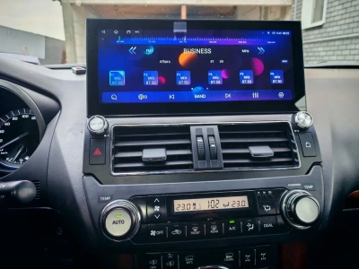 Магнитола для Toyota Land Cruiser Prado 150 2014-2017 - Carmedia KP-T1203FW монитор 12.3" на Android 12, 8Гб+128Гб, CarPlay, 4G SIM-слот