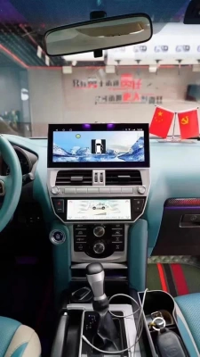 Сенсорная панель климата для Toyota LC Prado 150 2018+ - Carmedia KP-T1292 c LCD (ЖК) экраном