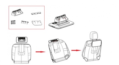 НАВЕСНОЙ МОНИТОР 11" ERGO ER11VL НА ANDROID ДЛЯ VOLVO