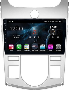 Штатная магнитола для KIA Cerato 2 2008-2013 - Farcar H038R на Android 10, 8-ЯДЕР, 4ГБ-64ГБ, встроенным 4G модемом и DSP