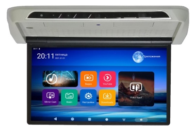 ПОТОЛОЧНЫЙ МОНИТОР / СМАРТ ТВ 15,6" С ЭЛЕКТРОПРИВОДОМ ERGO ER1560AT (1920X1080, ANDROID), СЕРЫЙ