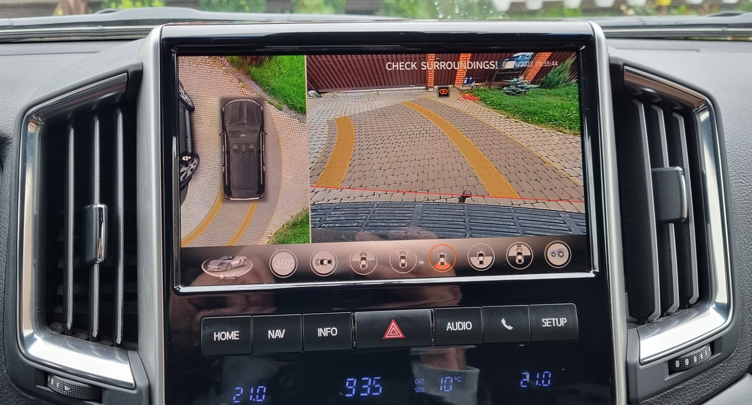 Система кругового обзора 360 для автомобилей Toyota