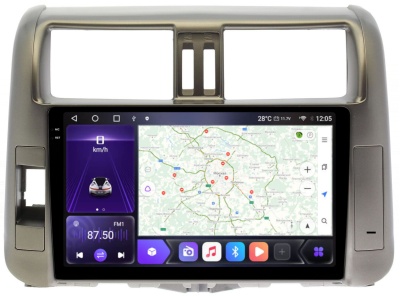 Магнитола для Toyota Land Cruiser Prado 150 2009-2013 - Carmedia OL-9613 QLed+2K, Android 12, ТОП процессор, CarPlay, SIM-слот