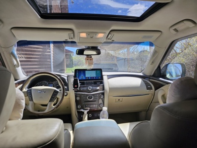 Монитор android для Infiniti QX56/QX80 2010-2019 (поддержка усилителя Bose, штатного 360 и мониторов) - Carmedia HP-N1230 Android 12, 8ГБ-128ГБ, SIM-слот, CarPlay, 2K