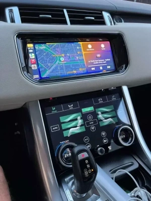 Сенсорная панель климата Range Rover Sport 2013-2017- Carmedia ZF-2006 LCD/ЖК экран 9" с отверстием под CD