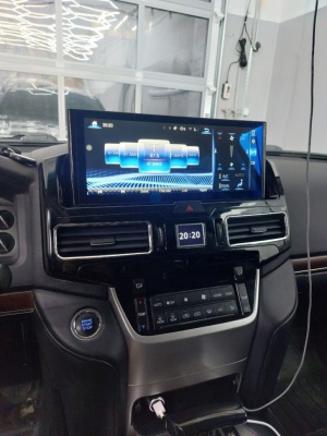 Магнитола для Toyota Land Cruiser 200 2016-2021 (Комфорт или Элеганс) - Radiola RDL-LC200-Low монитор 12.3" на Android 12, 8Гб+128Гб, CarPlay, 4G SIM-слот