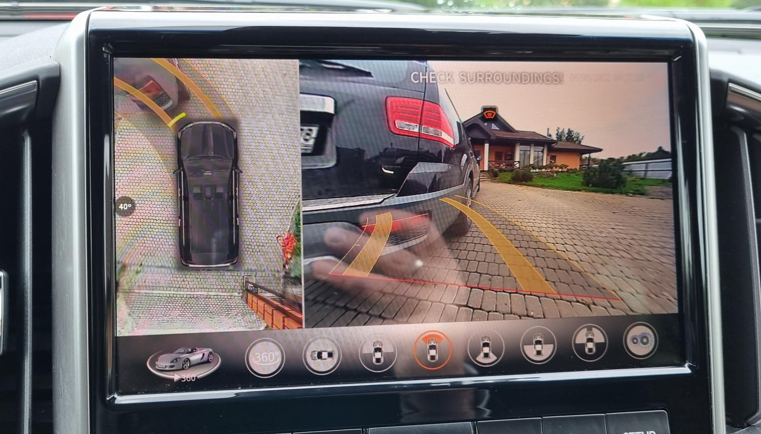 Система кругового обзора 360 для Mercedes Benz с регистратором 