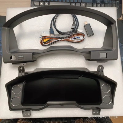 Электронная панель приборов Toyota Land Cruiser 200 2007-2015 - Carmedia ZH-166 с LCD / ЖК 12.3" экраном QLED