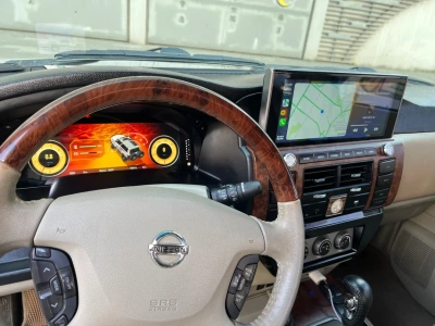 Электронная панель приборов Nissan Patrol Y61 1997-2010 - ZH-HL155 с LCD / ЖК 12.3" экраном QLED