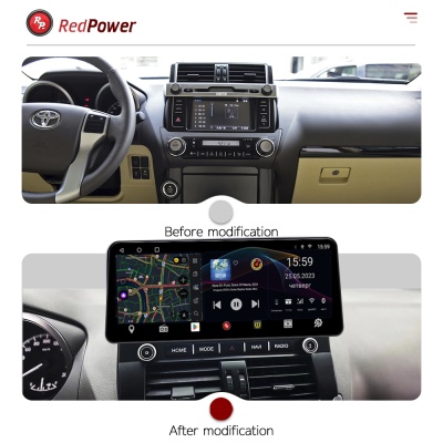 Магнитола андроид в штатное место RedPower 85265 XLM PROmax для Toyota Land Cruiser Prado 150 2013-2017