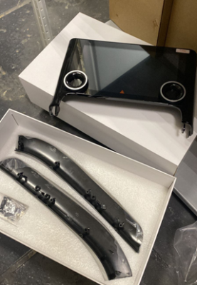 Сенсорная панель климата Range Rover Sport 2009-2013 - Radiola LCD/ЖК экран 10", съёмные боковые планки