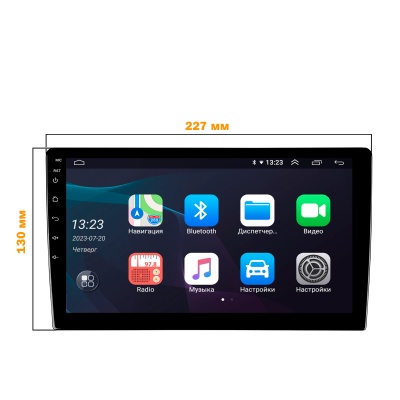 Штатная магнитола 9 дюймов для Lada Vesta NG Лада Веста НГ 2023+ для авто без экрана LeTrun 6127-5731 XY Android 10 AC8259SV 2+32 Gb 8 ядер 4G