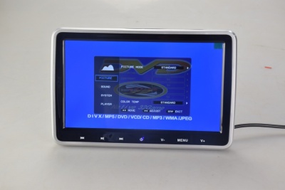Навесной монитор 10" на подголовник ERGO ER10VS (USB/SD/AV/HDMI/DVD)