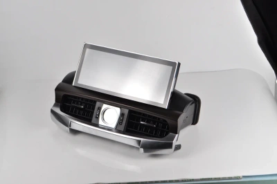 Магнитола c панелью климата и рестайлинг 2016+ панелями для Toyota Land Cruiser 200 2008-2015 - Carmedia DAFT-2769TS монитор 12.3" в стиле "Лексус", Android 10, 6Гб+128Гб, CarPlay, 4G SIM-слот