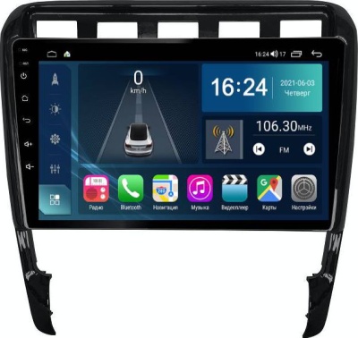 Штатная магнитола для Porshe Cayenne 2002-2010 FarCar TG443M на Android 10, 8-ядер, 2Гб-32Гб, встроенным 4G модемом и DSP