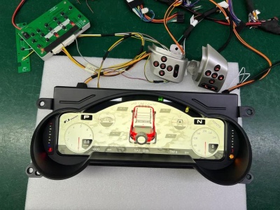 Электронная панель приборов Toyota FJ Cruiser- ZH-156 с LCD / ЖК 12.3" экраном QLED