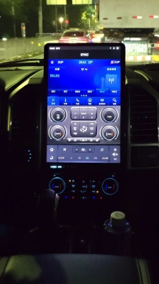 Магнитола android для Ford F-150 2015-2020 (кондиционер) - Carmedia ZF-3035-S3-GE вертикальный экран в стиле "Тесла" на Android 13, 8Гб+128Гб, CarPlay, 4G SIM-слот