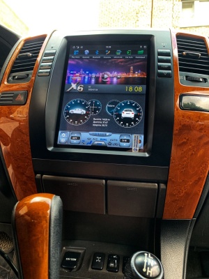 Штатная магнитола для Lexus GX 470 2002-2009 - Carmedia ZF-1116H-DSP ("Тесла-Стиль") на Android 9.0, 6-ТУРБО ядер, 4ГБ-64ГБ и встроенным DSP
