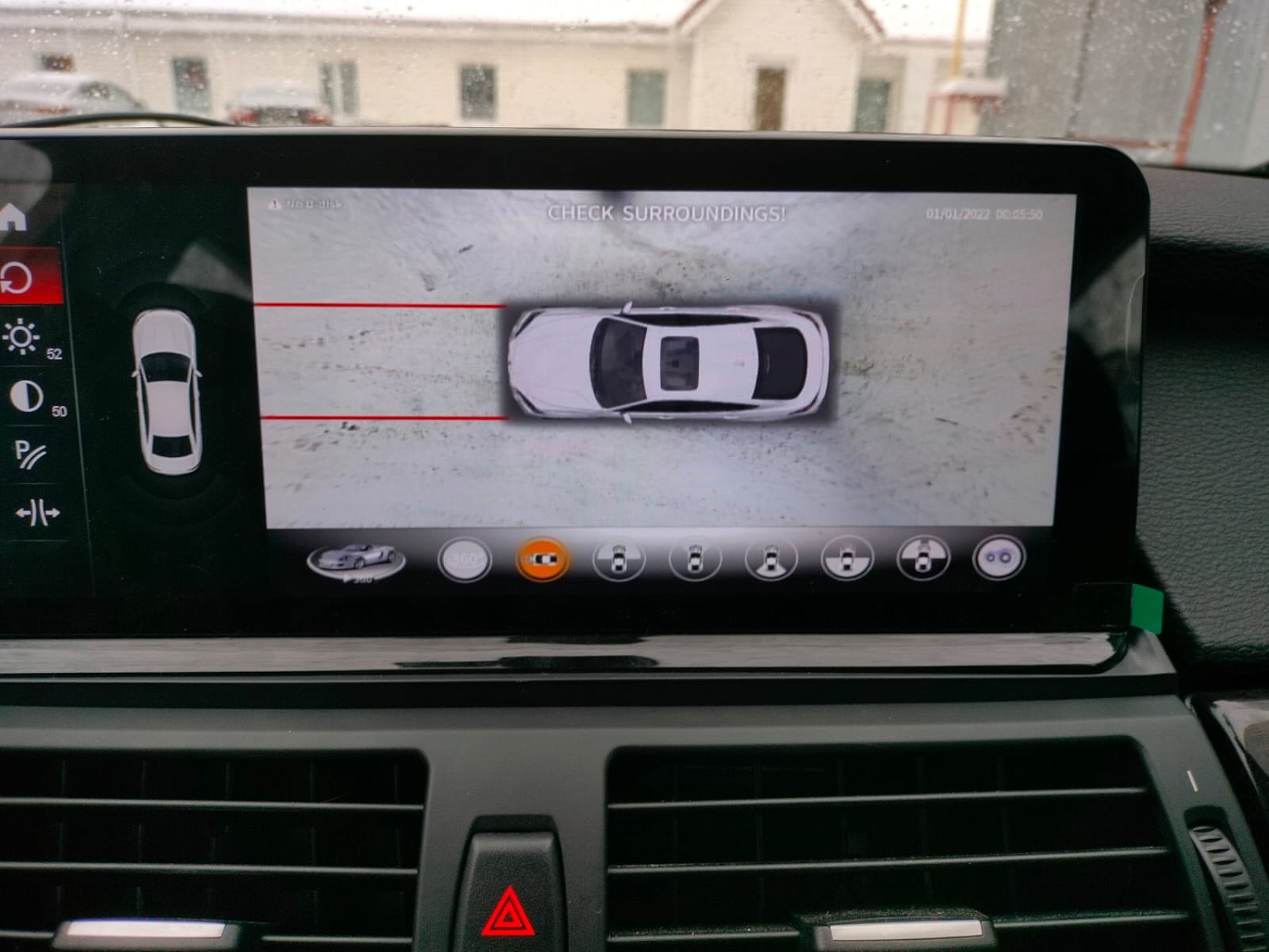 Система кругового обзора 360 для Mercedes Benz с регистратором 