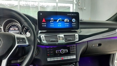 Магнитола для Mercedes-Benz CLS 2012-2013 NTG 4.5 - Radiola RDL-7711 монитор 12.3", Android 13, 8Гб+128Гб, CarPlay, SIM-слот
