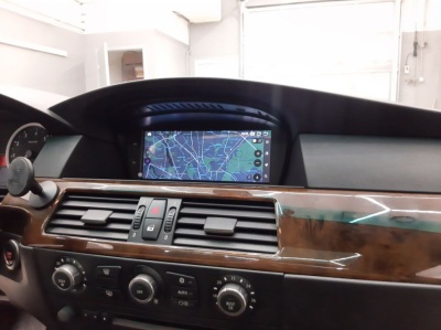 Магнитола для BMW 5-серия E60, 3-серия E90 2004-2008 CCC - Radiola RDL-6210 монитор 8.8" на Android 13, 8ГБ-128ГБ, Carplay, SIM-слот