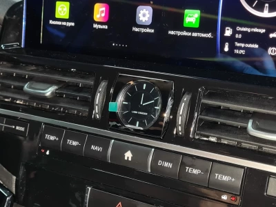 Магнитола для Toyota Land Cruiser 200 2008-2015 (климат на штатном экране) - Carmedia ZH-T1206X монитор 12.3", Android 12, 8Гб+128Гб, CarPlay, SIM-слот