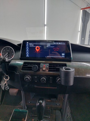 Магнитола для BMW 5-серия E60 2005-2010 CCC - Radiola RDL-6810 монитор 10" на Android 13, 8ГБ-128ГБ, Carplay, SIM-слот