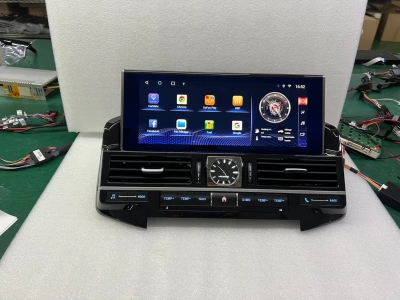 Магнитола для Toyota Land Cruiser 200 2016-2021 (без отдельного экрана климата) - Carmedia ZH-T1269 монитор 12.3", Android 12, 8Гб+128Гб, CarPlay, SIM-слот