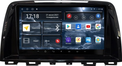 Штатная магнитола для Mazda 6 2012-2014 RedPower 71012 на Android 10, 8-ЯДЕР, 6ГБ-128ГБ