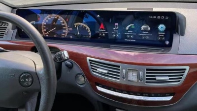 Магнитола для Mercedes-Benz S-класс (W221) 2005-2013 - Radiola RDL-7121 монитор 12.3", Android 11, 6Гб+128Гб, CarPlay, SIM-слот