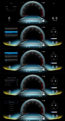 Цифровая панель приборов для Mercedes-Benz C-класс 2011-2014 (W204) RDL-1316