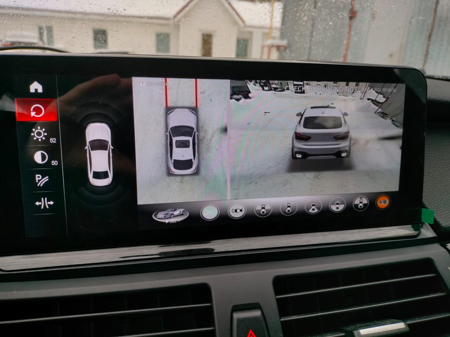 Система кругового обзора 360 для Mercedes Benz с регистратором 