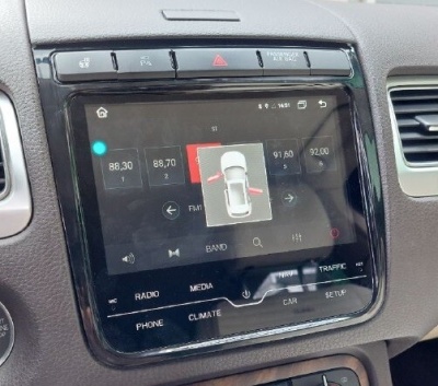 Магнитола для Volkswagen Touareg II 2010-2018 (RNS850 - все штатные функции и обогревы сохраняются) - Radiola RDL-TRG-H на Android 12, 8+128, CarPlay, 4G SIM-слот