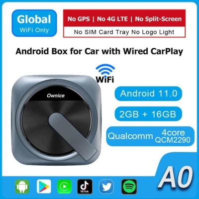 Ownice Auto Ai box OL-AI-A0 CarPlay Блок Android для штатной магнитолы на Android 11 c 2GB оперативной 